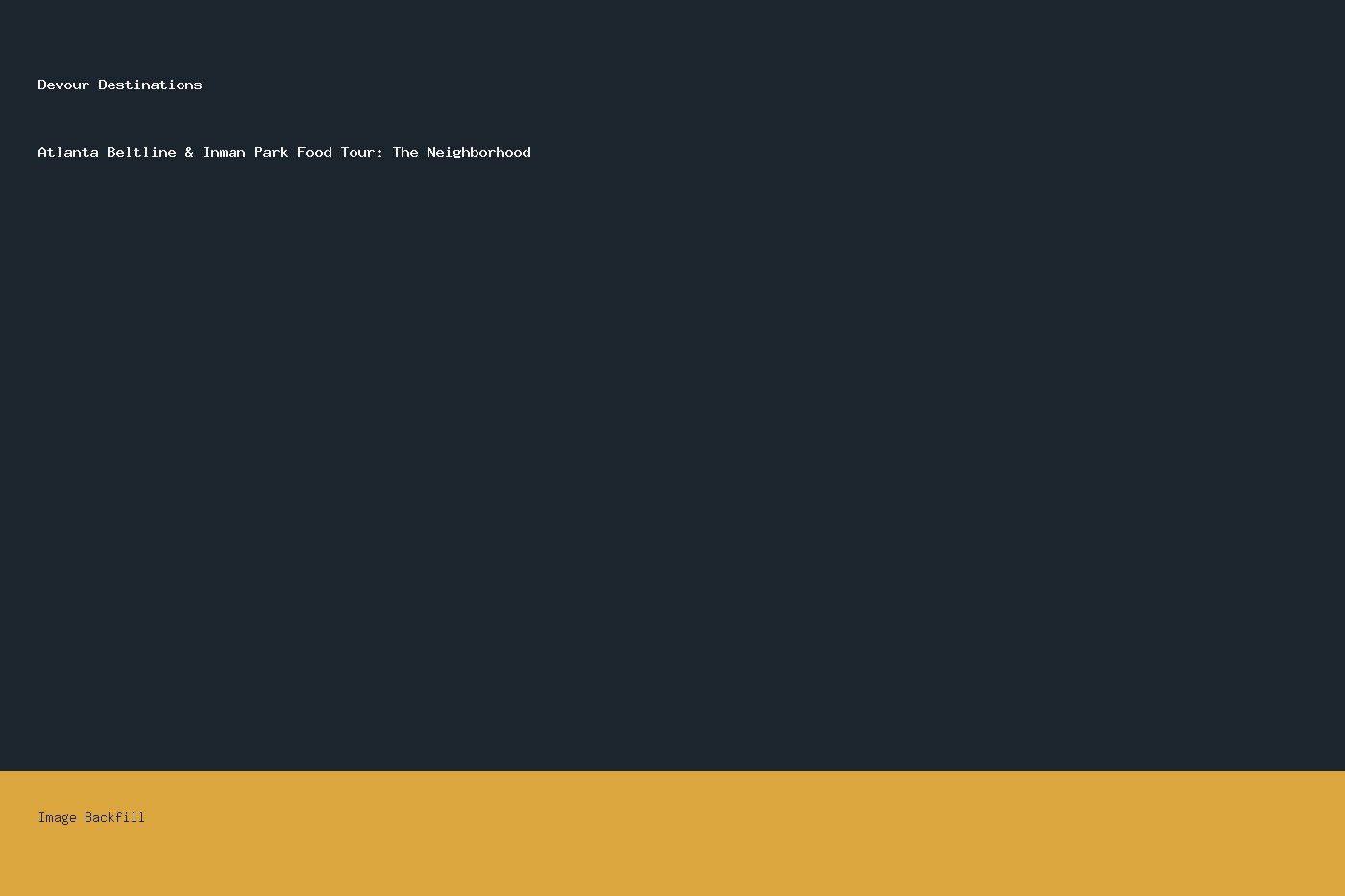 Atlanta Beltline & Inman Park Food Tour: The Neighborhood — Devour Destinations