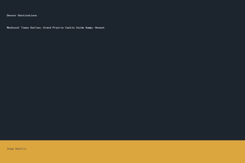 Medieval Times Dallas: Grand Prairie Castle Guide & Honest — Devour Destinations