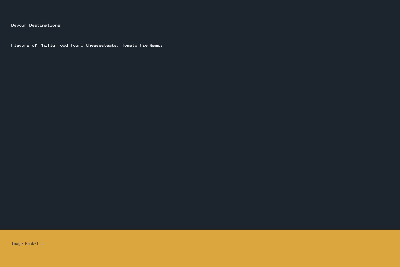 Flavors of Philly Food Tour: Cheesesteaks, Tomato Pie & — Devour Destinations